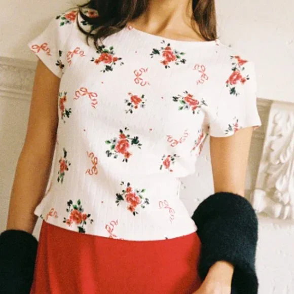 Alex Tee LISA SAYS GAH - Pointelle Bouquet - Picture 2 of 4